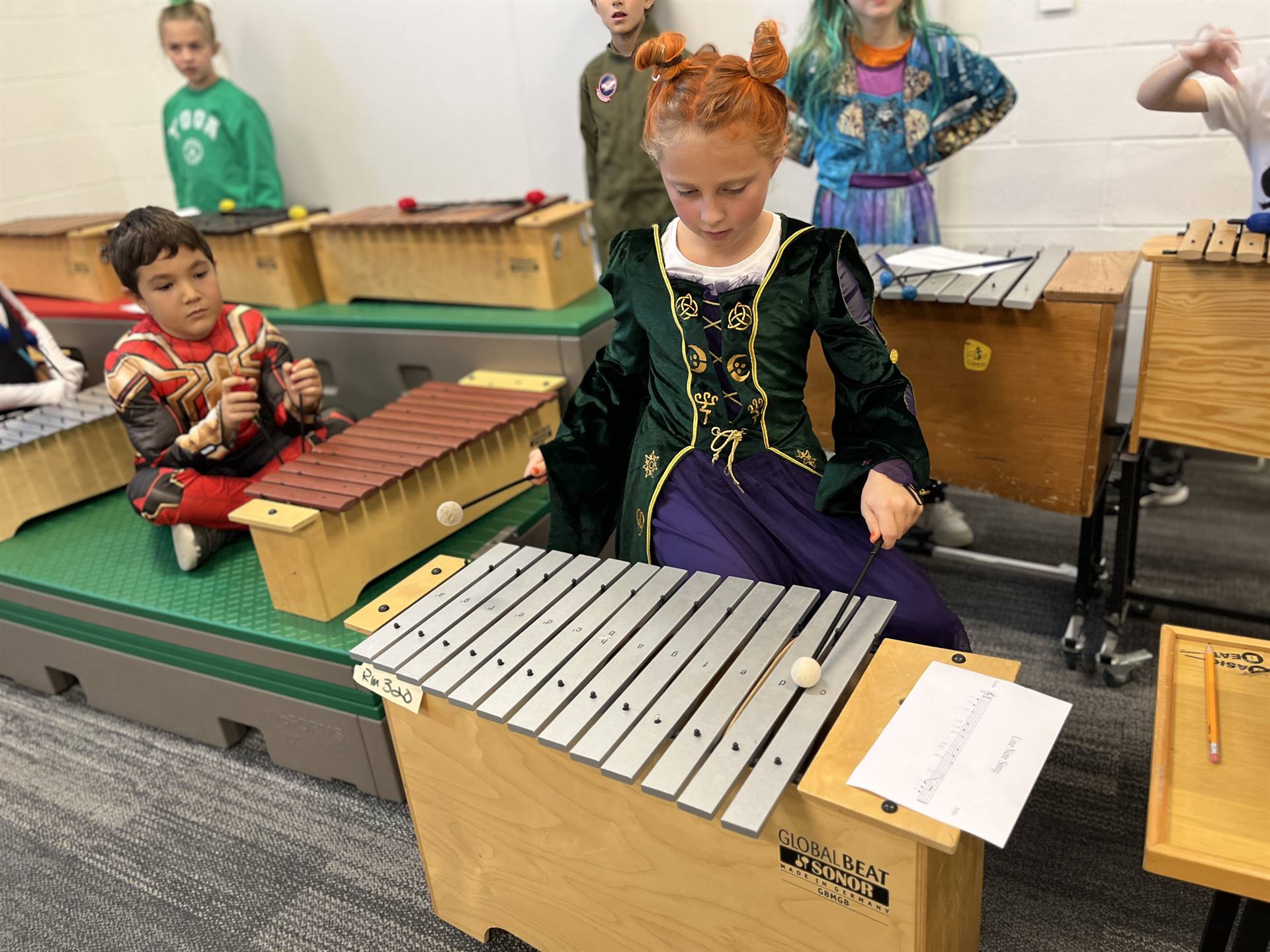 IHPS Student Playing Instrument