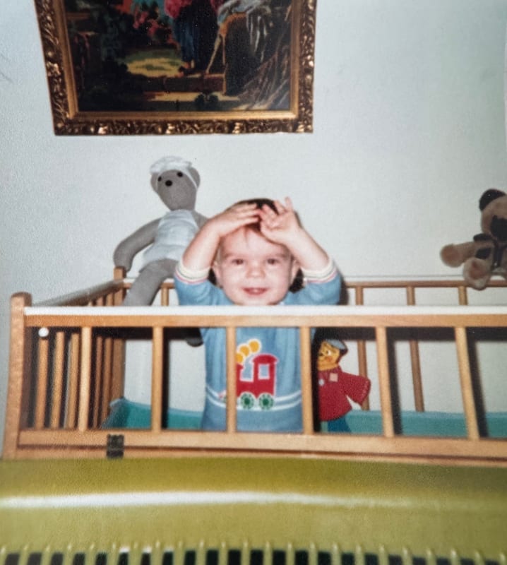 Jeffrey Damadeo as a child