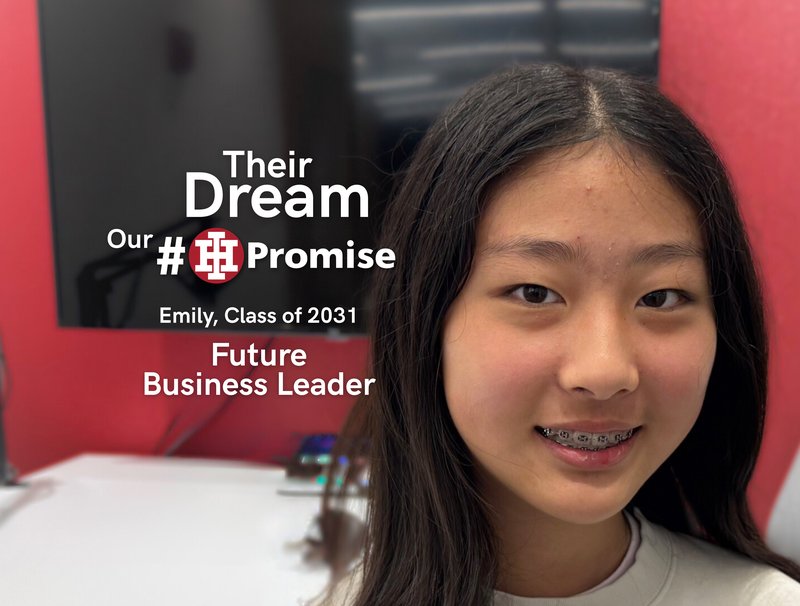 IH Middle student â€” Their Dream, Our IH Promise